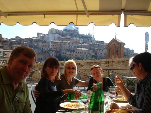Lunch in Siena